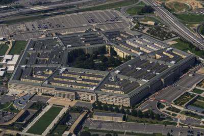 The Pentagon is seen on Sunday, Aug. 27, 2023, in Washington.